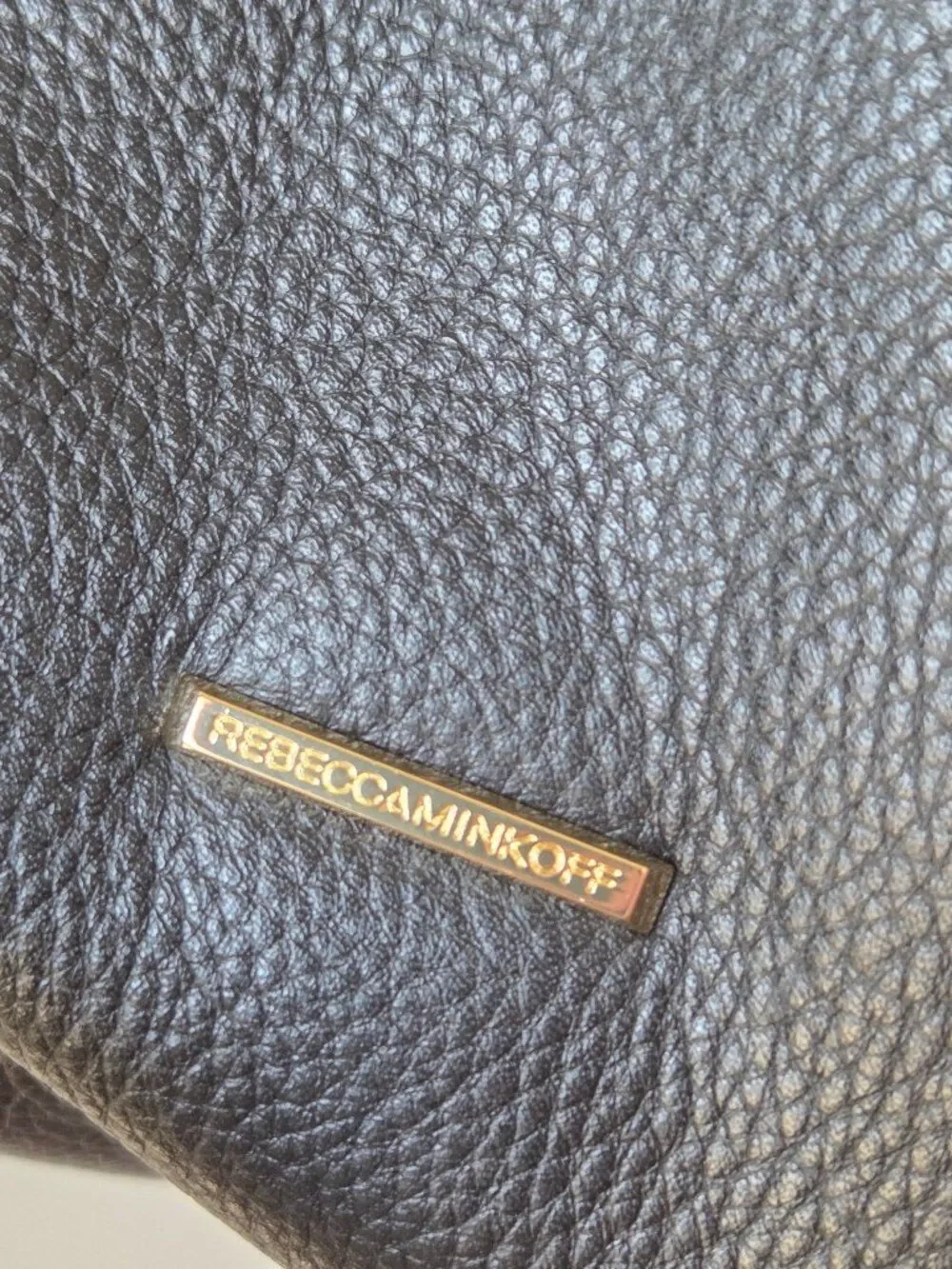EUC LIKE NEW REBECCA MINKOFF PEBBLED GENUINE LEATHER LARGE BACKPACK BLACK